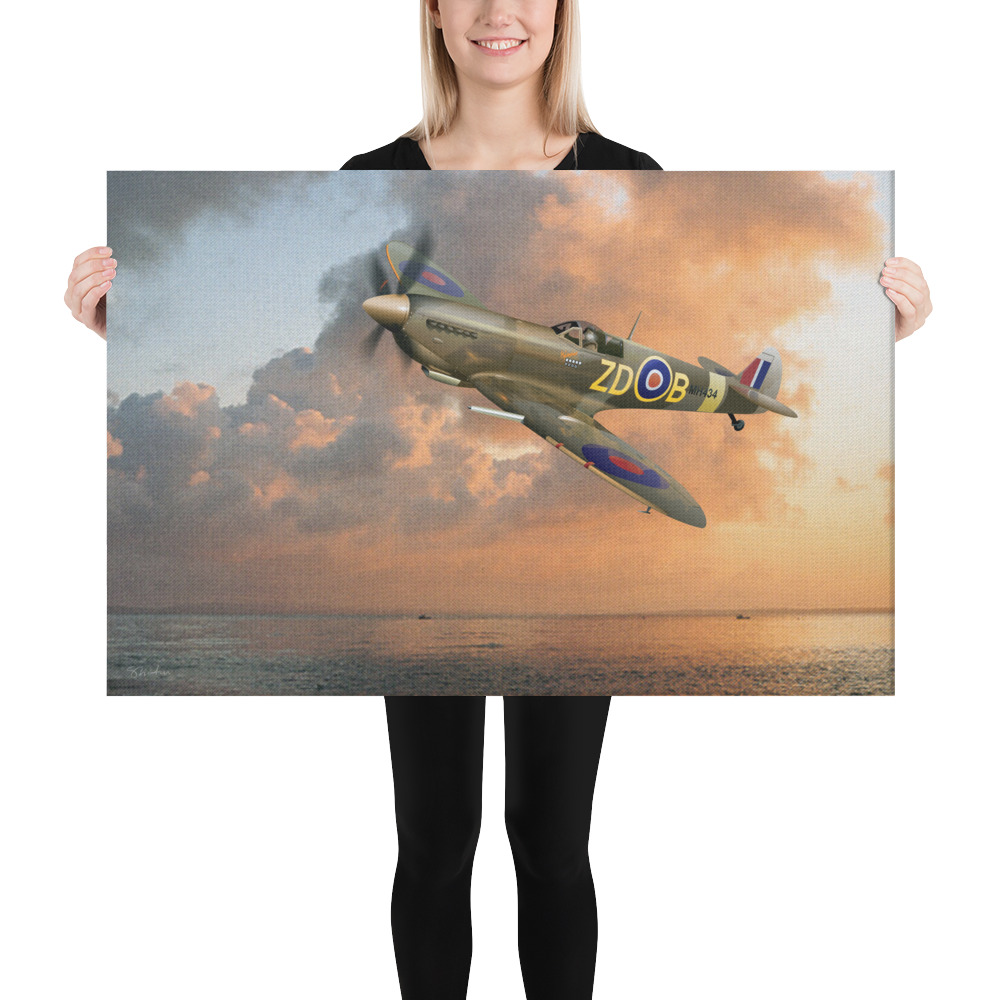 Spitfire Homecoming 24"x36" Canvas - Image 2
