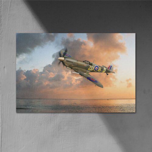 Spitfire Homecoming poster 24"xs36"