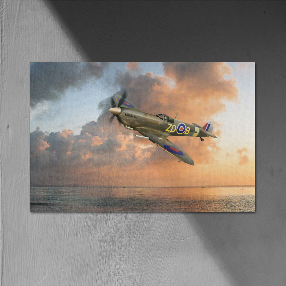Spitfire Homecoming poster 24"xs36"
